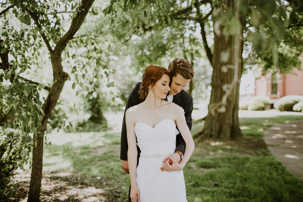 romantic youngstown wedding